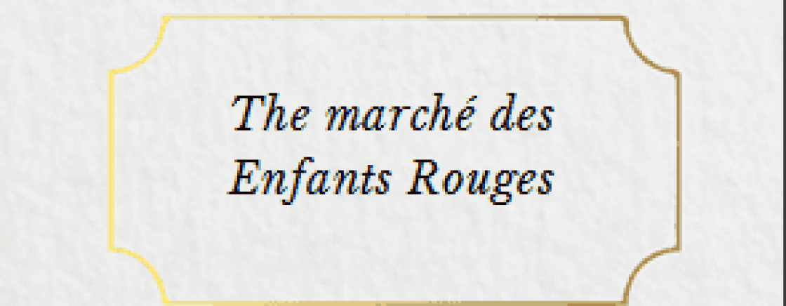 The marché des Enfants Rouges