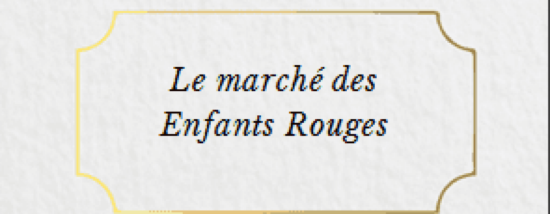 Le marché des Enfants Rouges